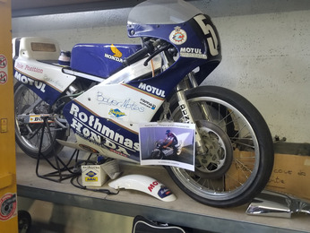 RS 125 HONDA BLEU
